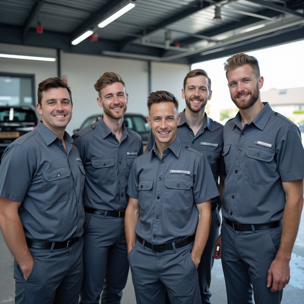 Tým AutoLesk před provozovnou