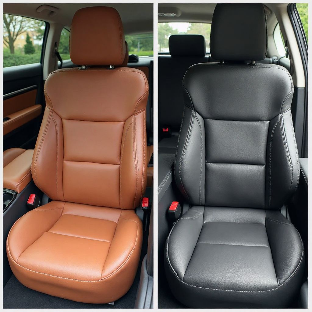 Renovace kožených sedadel