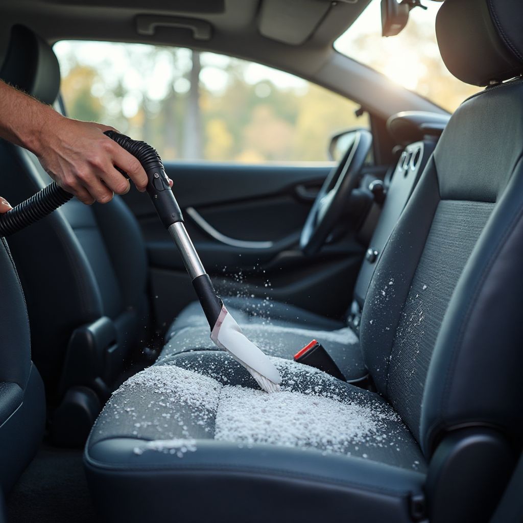 Čištění interiéru vozidla