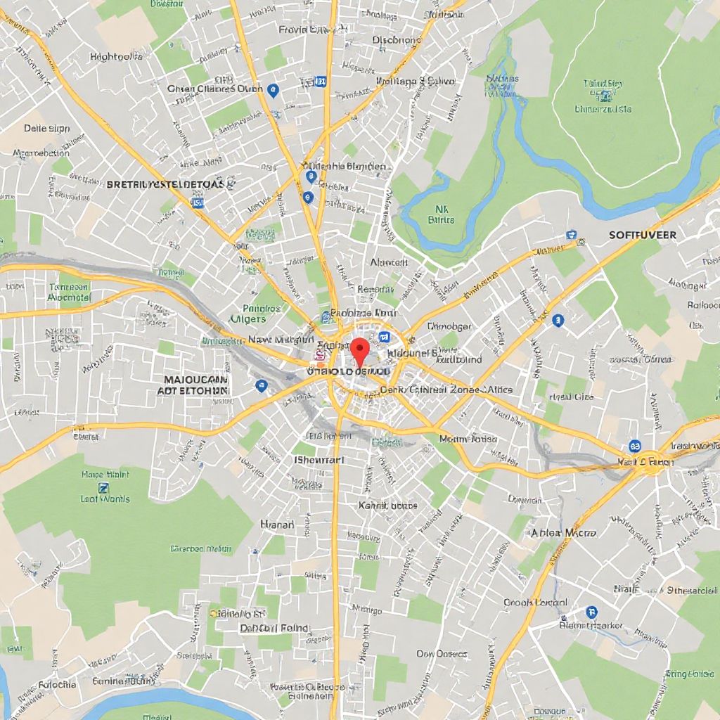 Mapa umístění servisu